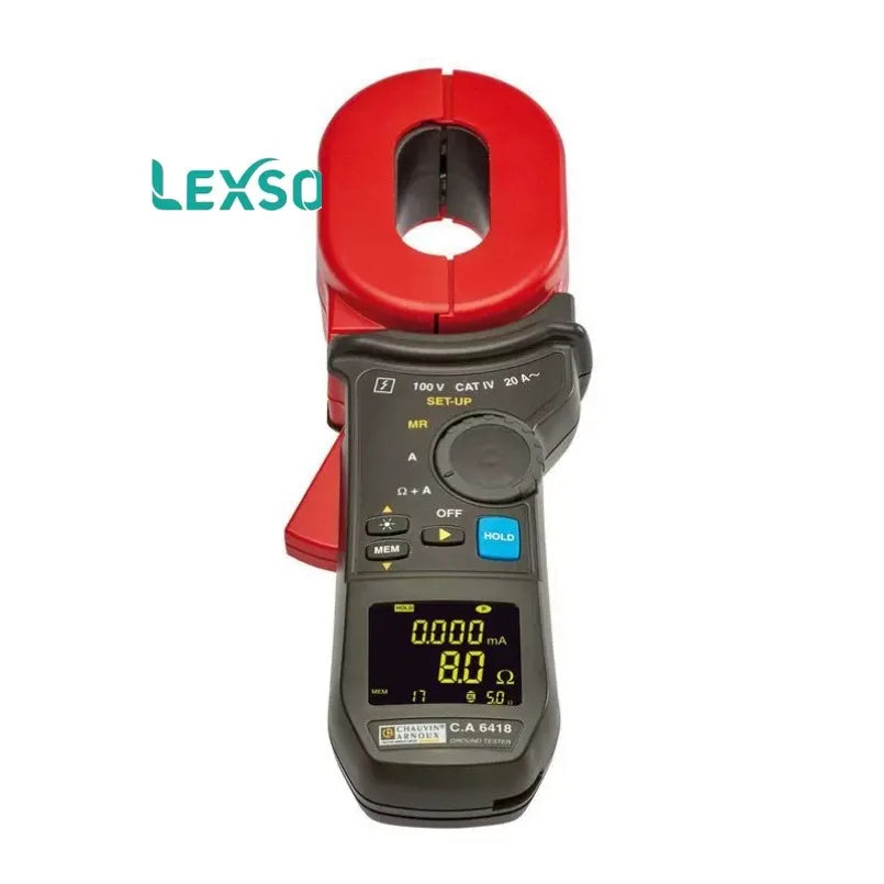 CA CA6418/CA6424 High Accuracy Clamp-Type Ground Resistance Tester CHAUVIN ARNOUX   lexso