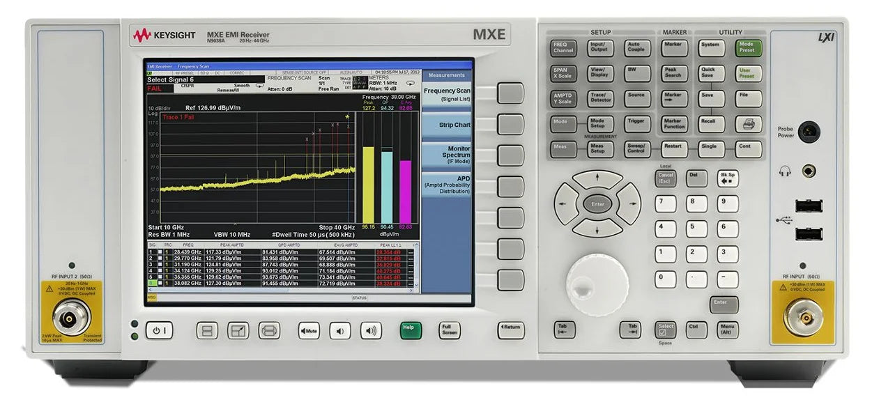 KEYSIGHT N9038A EMI Receiving Set,3 Hz to 44 GHz