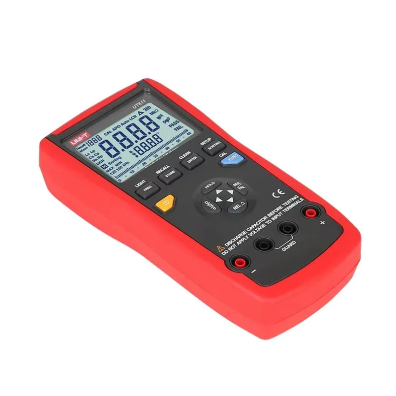 UNI-T UT611 Handheld Portable Inductance Meter Capacitance Resistance Tester Digital LCR Meter Digital Maintenance Electronics lexso