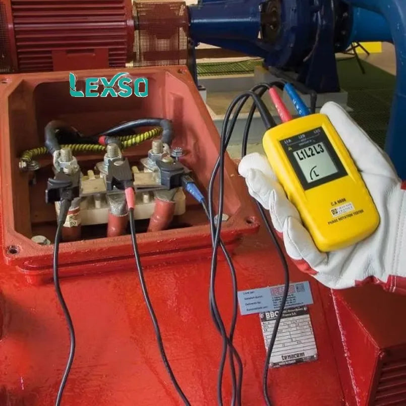 Chauvin Arnoux CA 6608 Electronic Phase Rotation Tester with Display and LED   lexso