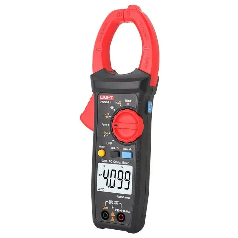 UNI-T UT205A+ Clamp-On Ammeter 1000V Voltmeter Voltage Frequency Professional Electrical Integrated Meter UT205A Plus lexso