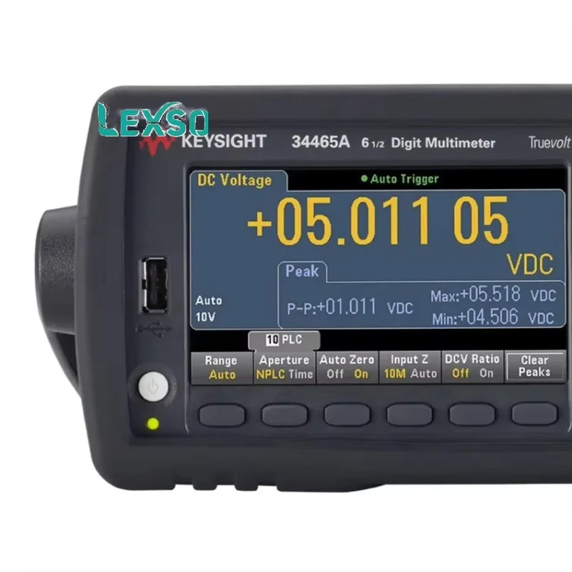Keysight 34465A Digital Multimeter Six-and-a-half-digit Basic Truevolt 1uA range and pA resolution lexso