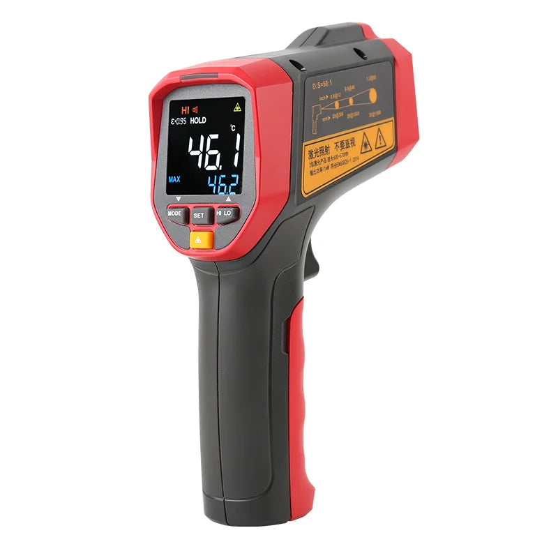 UNI-T UT305S Professional Infrared Thermometer Measure Temperature by Laser,Data Hold LCD Backlight LS    ytdi