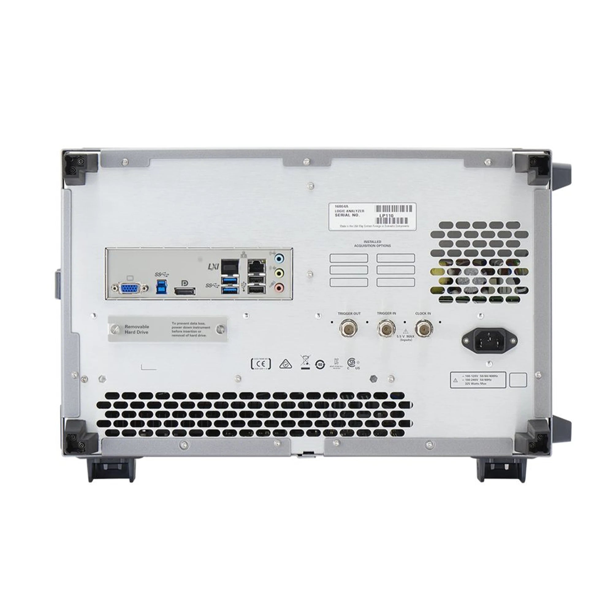Keysight 16864A 136-channel Portable Logic Analyzer 136 Channels 350 MHz State 12.5 GHz Timing Scaling 2.5GHz Timing