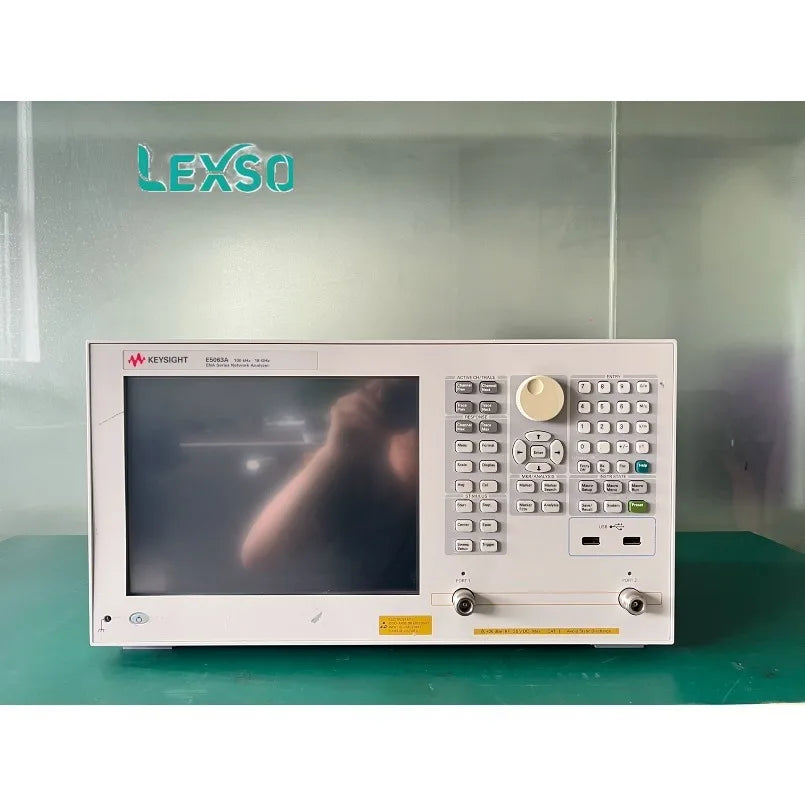 Keysight (Agilent) E5063A ENA Vector Network Analyzer, 2-port Test Set, 100 kHz to 18 GHz    lexso
