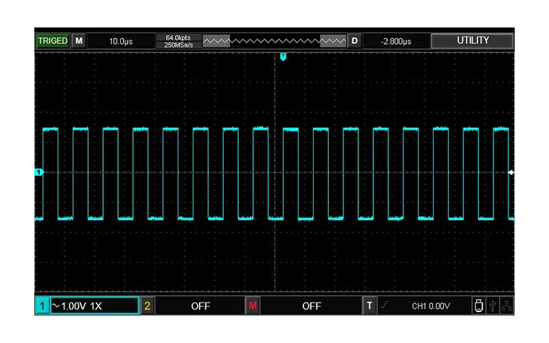 UNI-T UTD2102CEX+ (2 Channels / 100 MHz) Digital Oscilloscope UTD2052CEX+ 50MHz UTD2202CEX+ 200 MHz 1GSa/s 64kpts 5000 Wfms/s 6