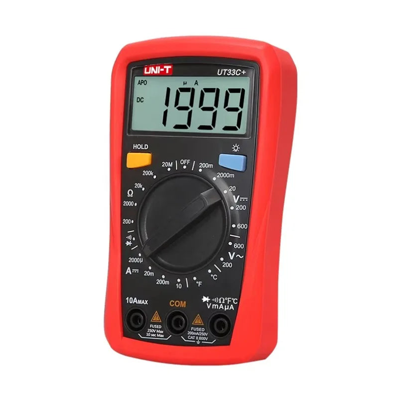 UNI-T UT33C+ Precision Multimeter Automatic Range Test Professional Capacitance Meter Ammeter Multi-Function Circuit Tester lexso