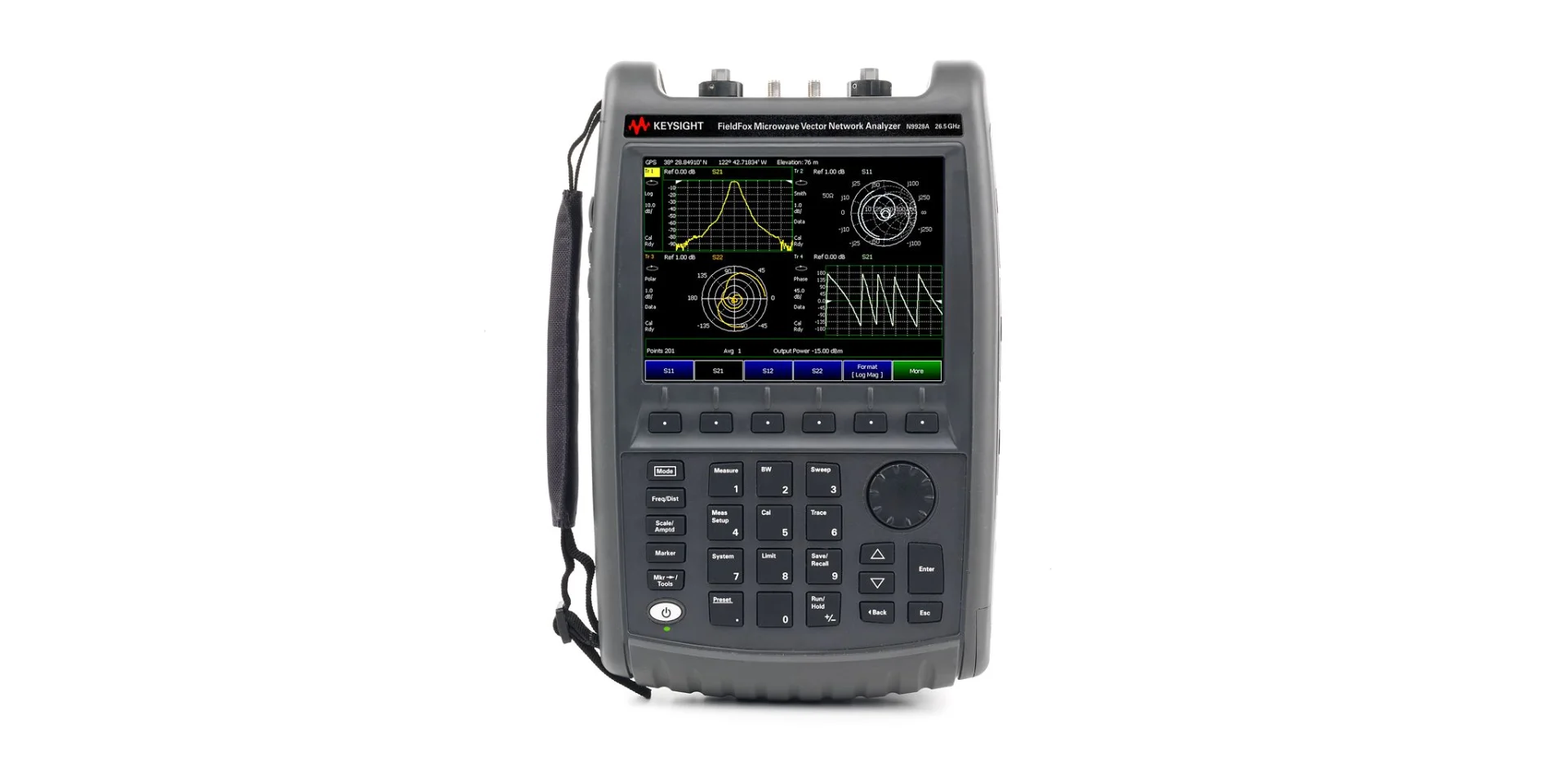 Keysight N9928A FieldFox 26.5 GHz Handheld Microwave Vector Network Analyzer Electronic Measuring Instrument