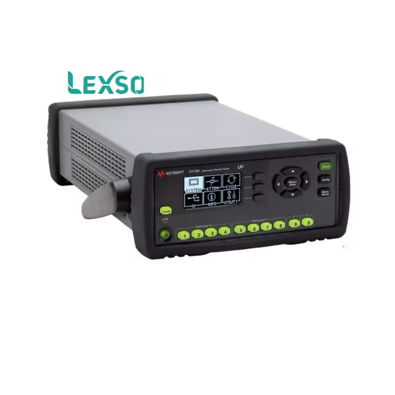 Keysight 11713D Attenuator / Switch Driver ,controls up to 10 SPDT Switches and 2 Programmable Attenuators    lexso