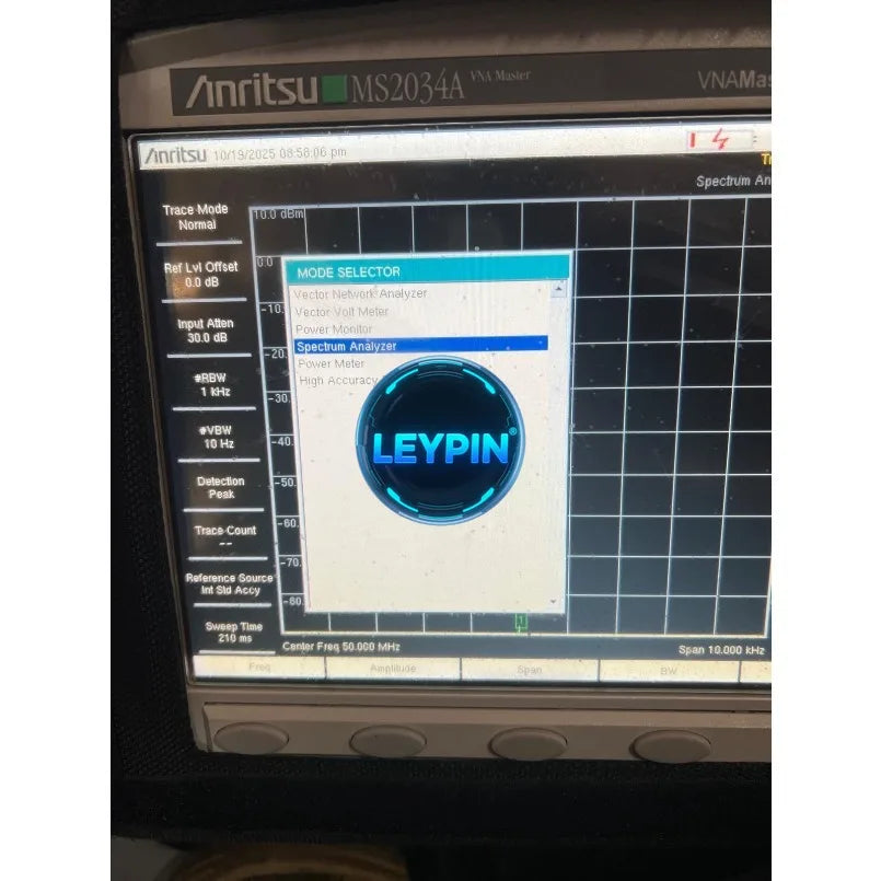 Anritsu MS2034A- 2MHz to 4 GHz Spectrum and Vector Analyzer Recently Calibrated     ytdi