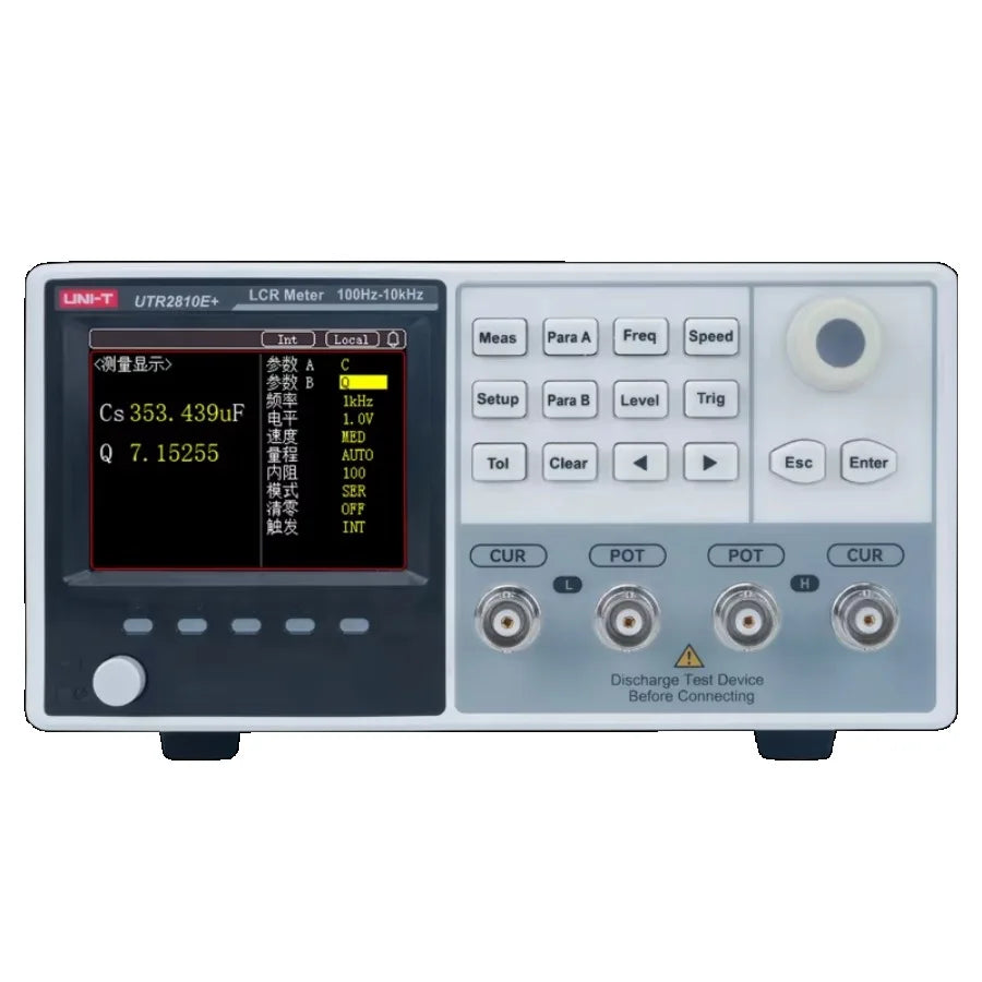 UNI-T UTR2810E+ UTR2811E+ Digital Bridge Measurement Frequency 10kHz Low Frequency Component Measuring Instrument LS    ytdi