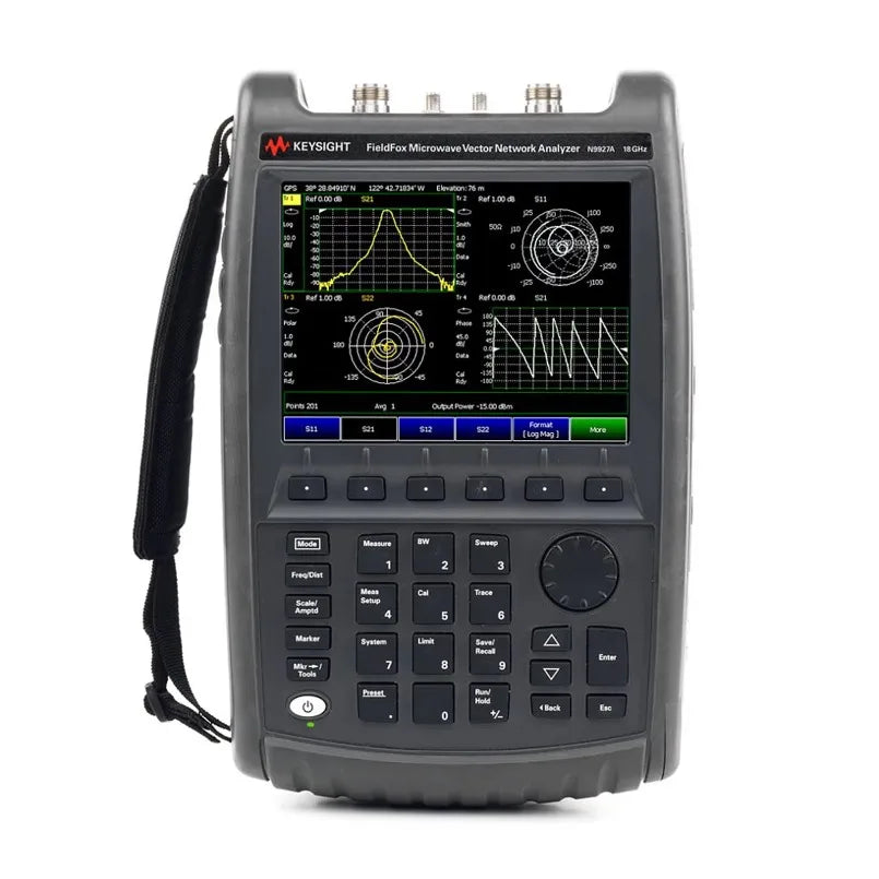 Keysight N9927A FieldFox 18 GHz Handheld Microwave Vector Network Analyzer with 2 Built-in Ports Electronic Measuring   lexso