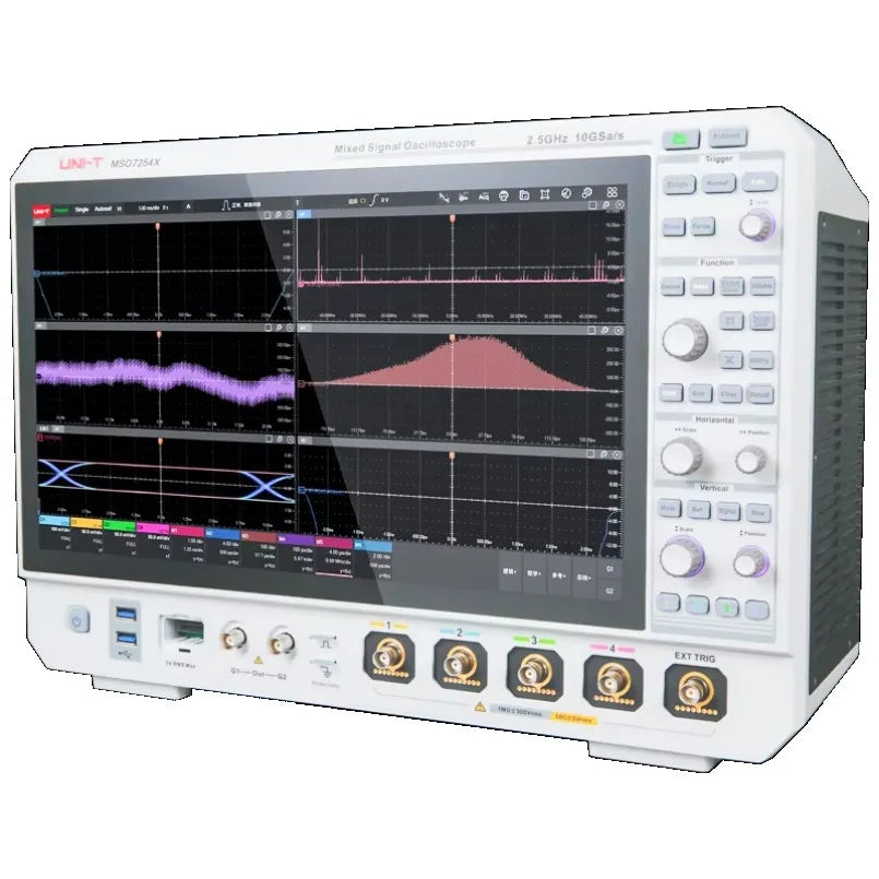 UNI-T MSO7104X High Bandwidth Mixed signal Oscilloscope Four Channels 1GHz Bandwidth 10GSa/s Sample Rate 1Gpts Memory Depth lexso