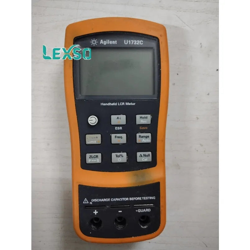 agilent / Keysight U1732C Handheld LCR Meter, 100Hz/120Hz/1kHz/10kHz    lexso