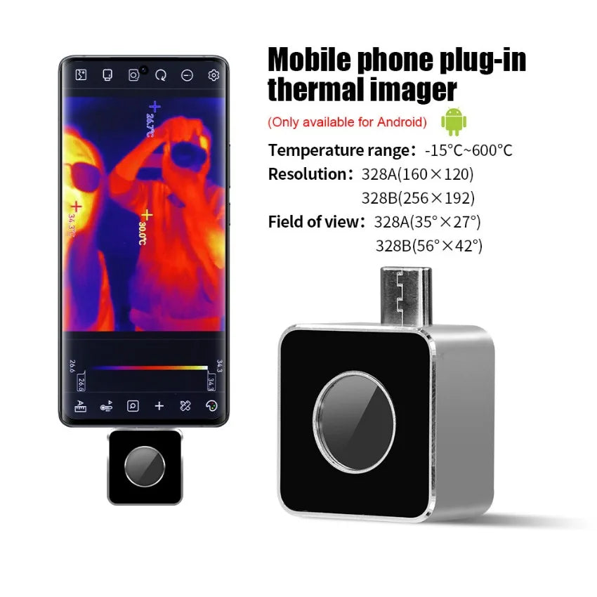 VICTOR VC328A Portable Mobile Phone Thermal Imager 3.2mm Lens Resolution 160x120  Range -15 - 600 Celsius Mini Thermal Imager LS   ytdi