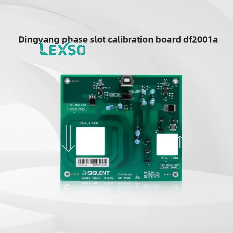 Siglent Oscilloscope option voltage and current phase slot calibration board df2001a power supply analysis  lexso