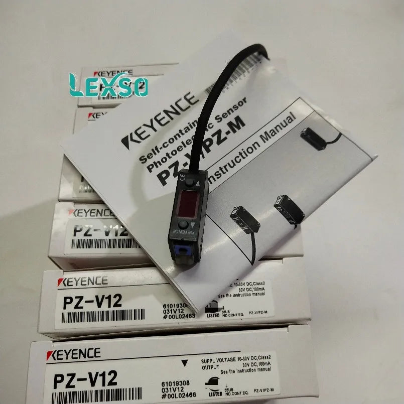 KEYENCE Sensors PZ-V12  Built-in Amplifier Multi Reflective M8 Connector Cable Photoelectric Switch Sensors lexso