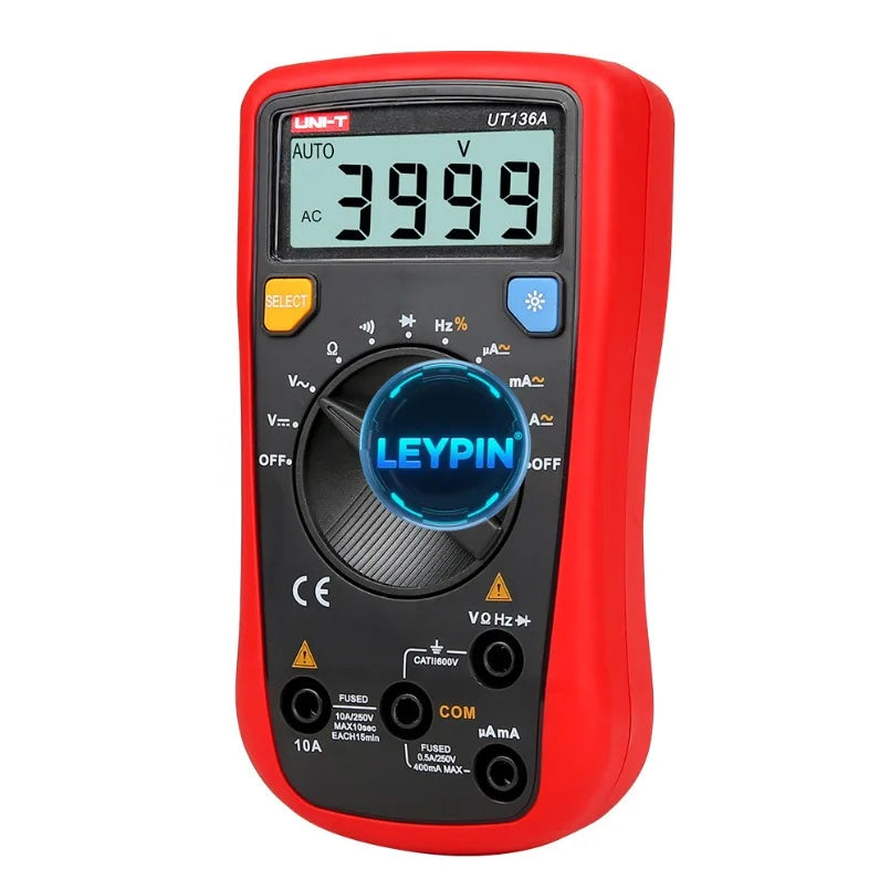 UNI-T UT136A 3999 Count Multimeter Tester Multimeter Mini Digital Multimeter     lexso