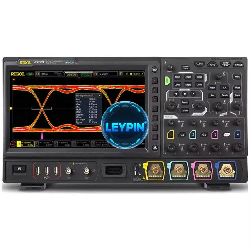 RIGOL MSO8204 200MHz 4-Channel 2 GSa/s 12-bit  Mixed Signal Oscilloscope with 16 Digital Channels     lexso