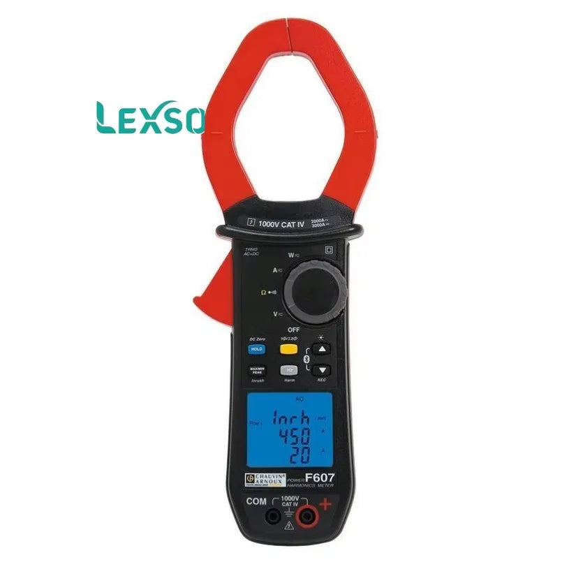 Chauvin Arnoux F607 Clamp Multimeter For Power And Harmonics Measurement  Analysis   lexso