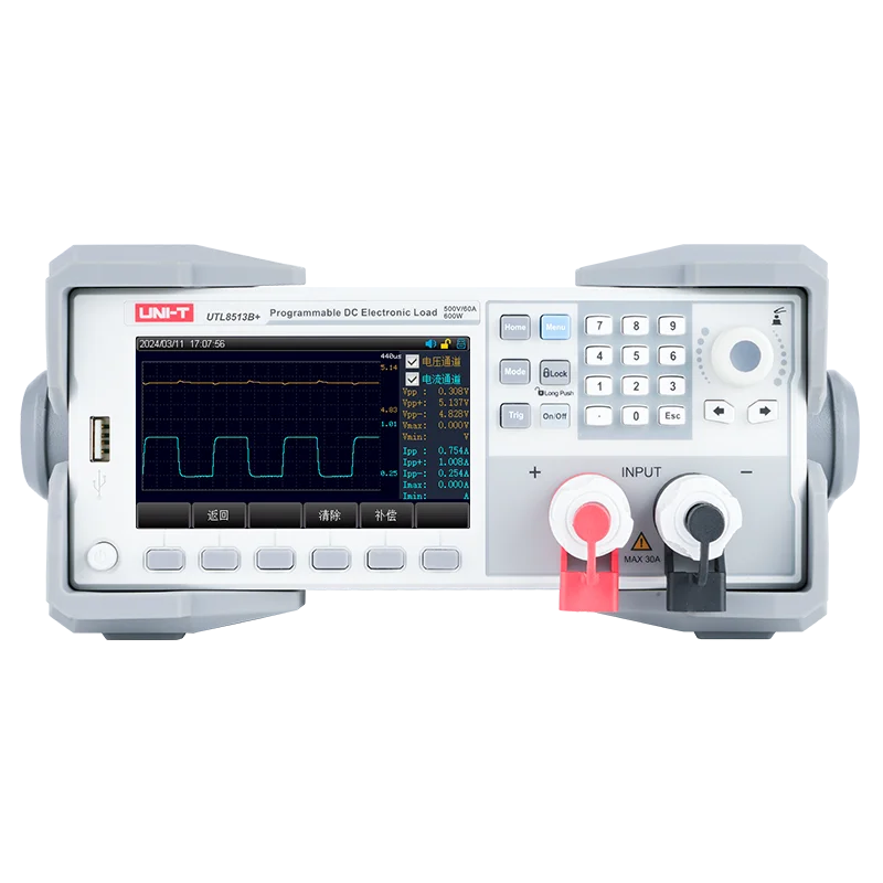 UNI-T UTL8513A+ 150V 120A 600W Programmable Battery Tester DC Electronic Load Instrument Voltage and Current Measurement