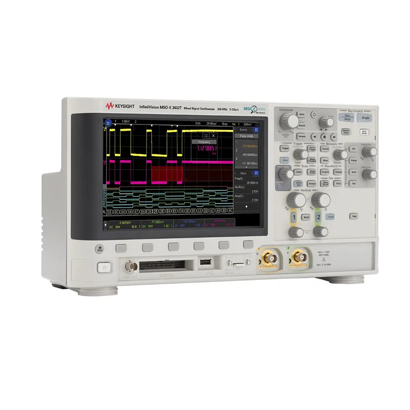 Keysight InfiniiVision 3000T X Series MSOX3032T Mixed Signal Oscilloscope, 350 MHz, 2 Analog Plus 16 Digital Channels