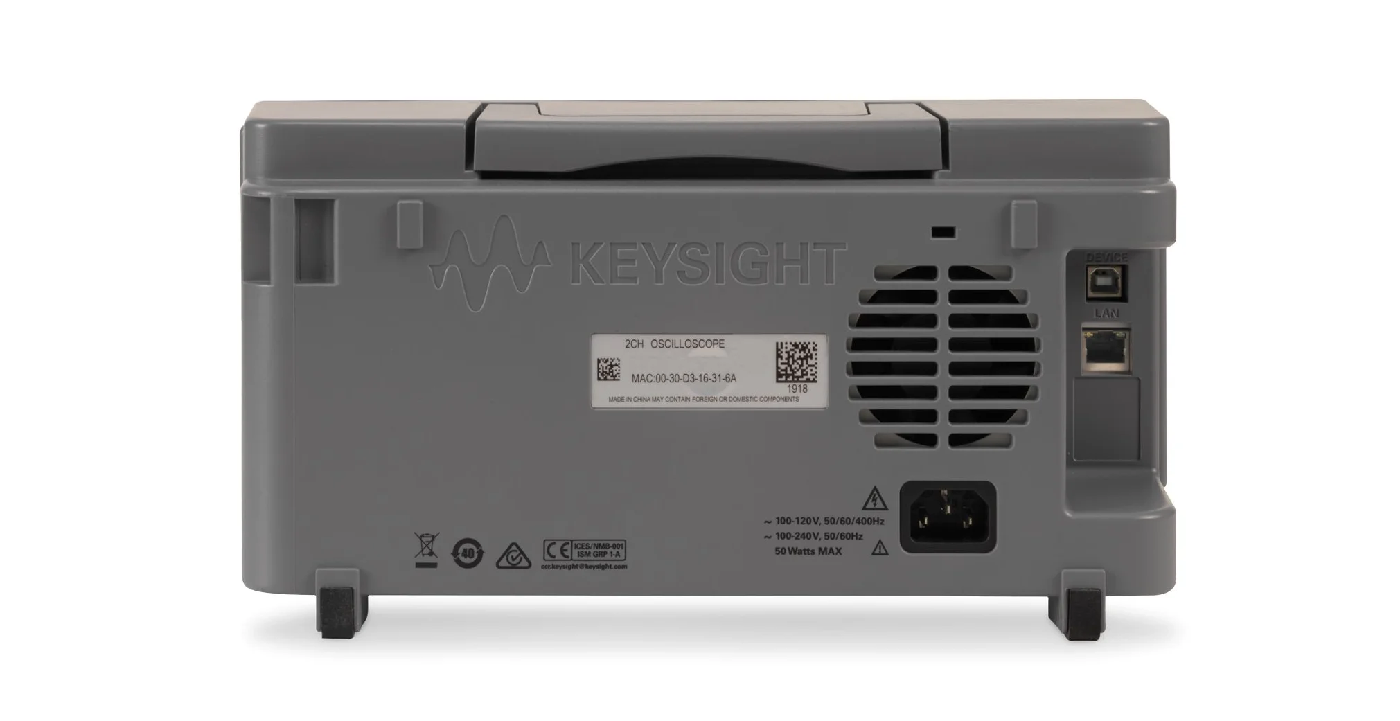 Keysight DSOX1202A 200MHz Oscilloscope with 2 Analog Channels