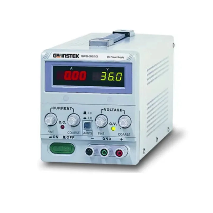 GW INSTEK SPS-3610 High-Precision Programmable Switching DC Power Supply with 36V 10A Output  lexso