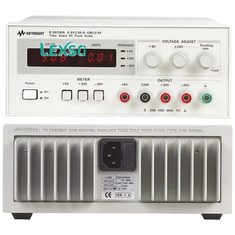 Keysight E3630A 20V 2.5A 15W Digital Benchtop Power Supply Triple Output for Electronic Components Measurement Instruments lexso