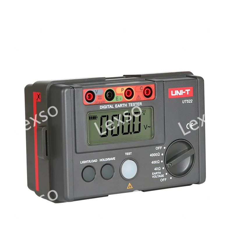 UNI-T UT522 Digital Earth Tester Used for Grounding Resistance & Measuring for Analysing Instruments lexso