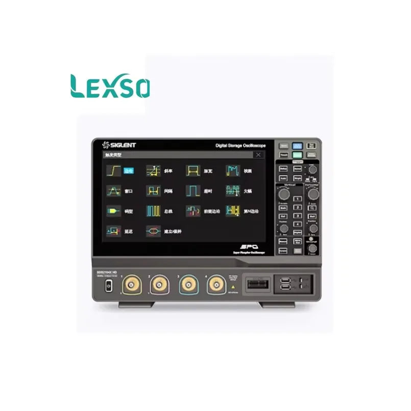 Siglent SDS 2104X HD 2g Sampling Rate Series Digital Oscilloscope With 12-bit High Resolution  lexso