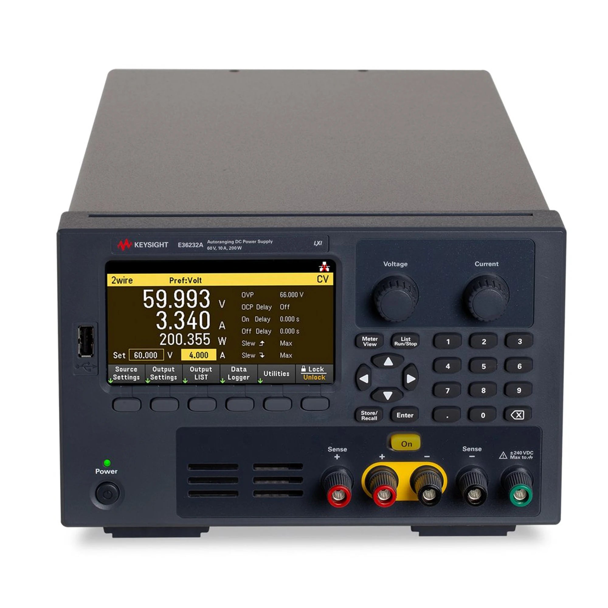 Keysight E36232A 200W Auto-ranging Power Supply 60V 10A Electronic Measuring Instrument