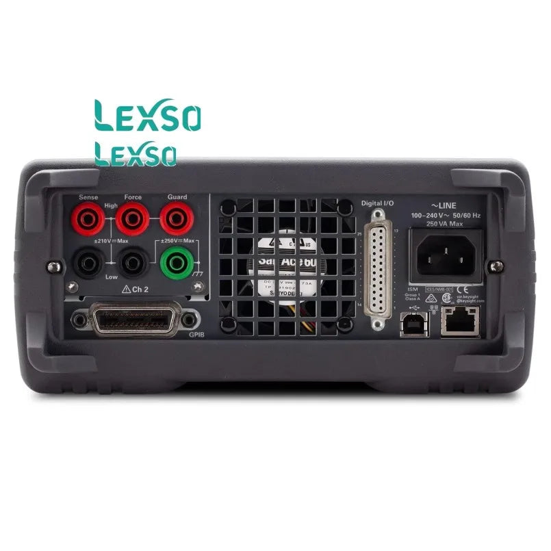 Keysight B2902B Precision Source/Measure Unit(2Ch, 100FA),  210V, 3A DC/10.5A Pulse    lexso