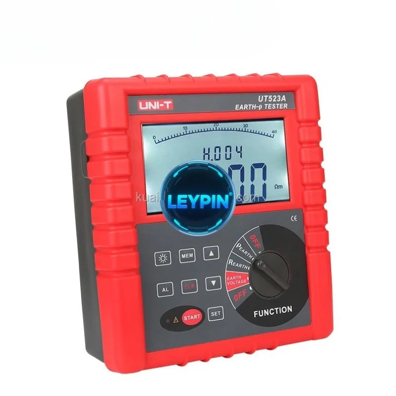 UNI-T UT523A RS232 Digital 2/3/4 Pole Earth Ground Resistance Voltage Soil Resistivity Tester     lexso