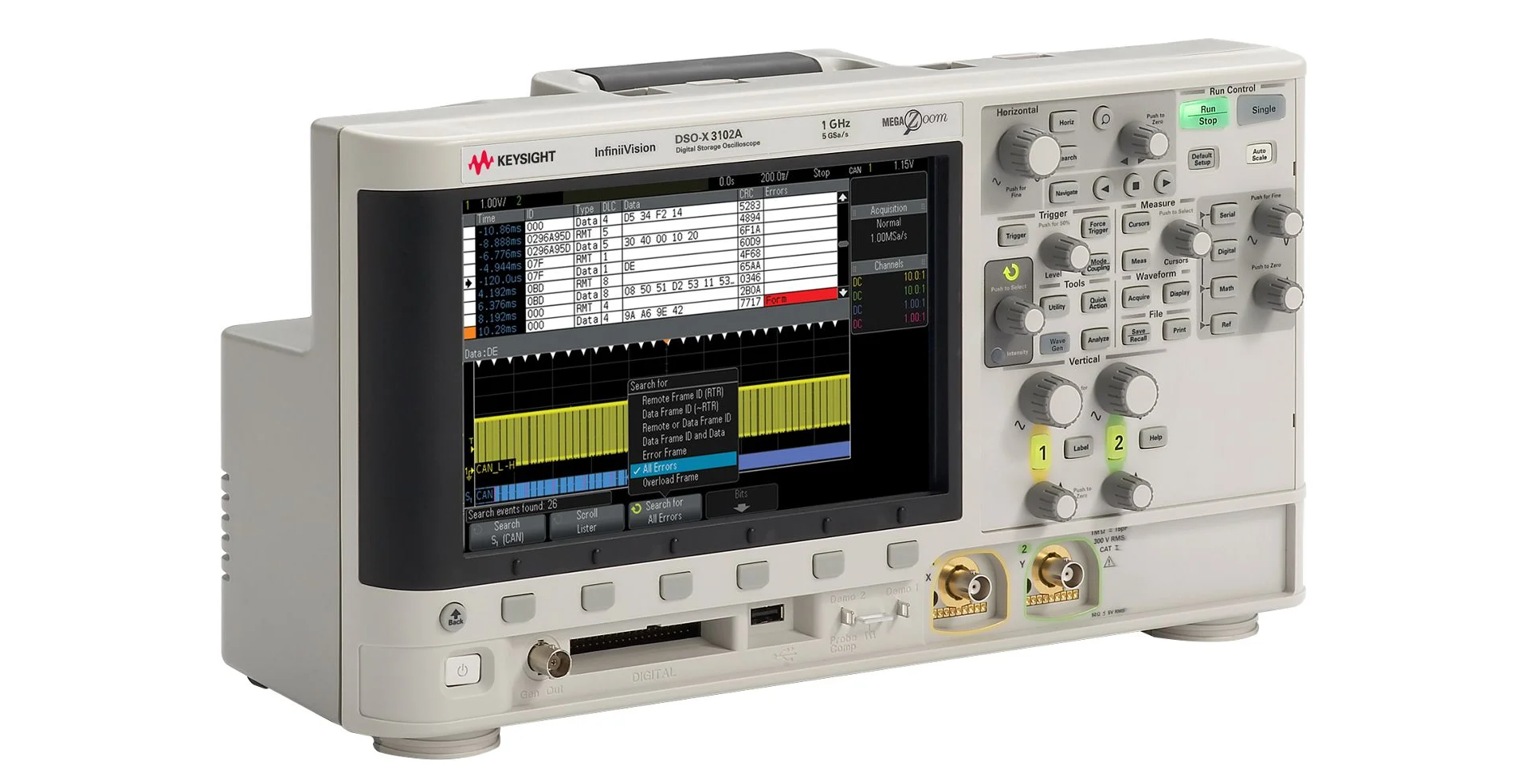 TTLTES Keysight DSOX3102A/DSOX3104A Oscilloscope 1 GHz 2/4 Analog Channels