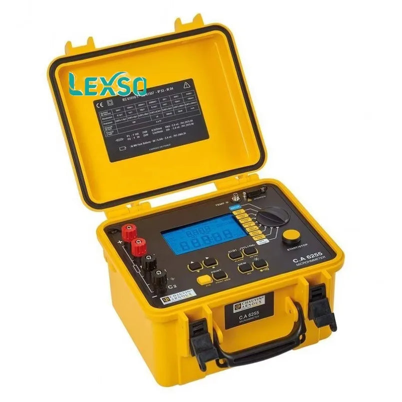 Chauvin Arnoux Ca 6255 Electronic Micro-Ohmmeter   lexso