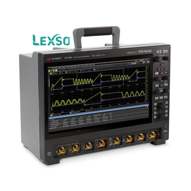 Keysight EXR108A  EXR Series Oscilloscope 1 GHz 8 Channels Maximum Memory Depth1.6 Gpts Maximum Sampling Rate16 GSa/sec lexso