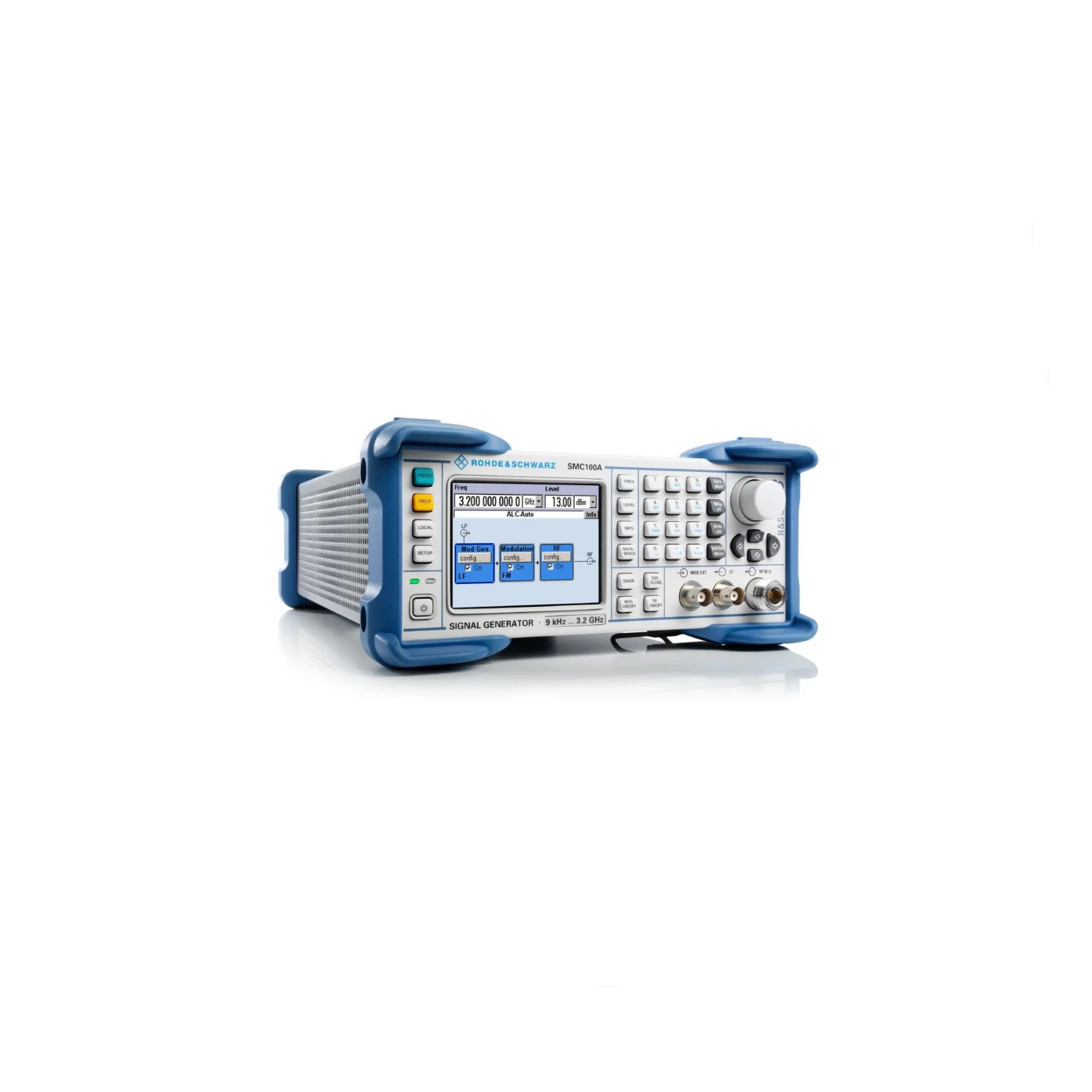 Rohde & Schwarz SMC100A signal Generator Frequencies Range From 9 kHz to 1.1 GHz or 3.2 GHz