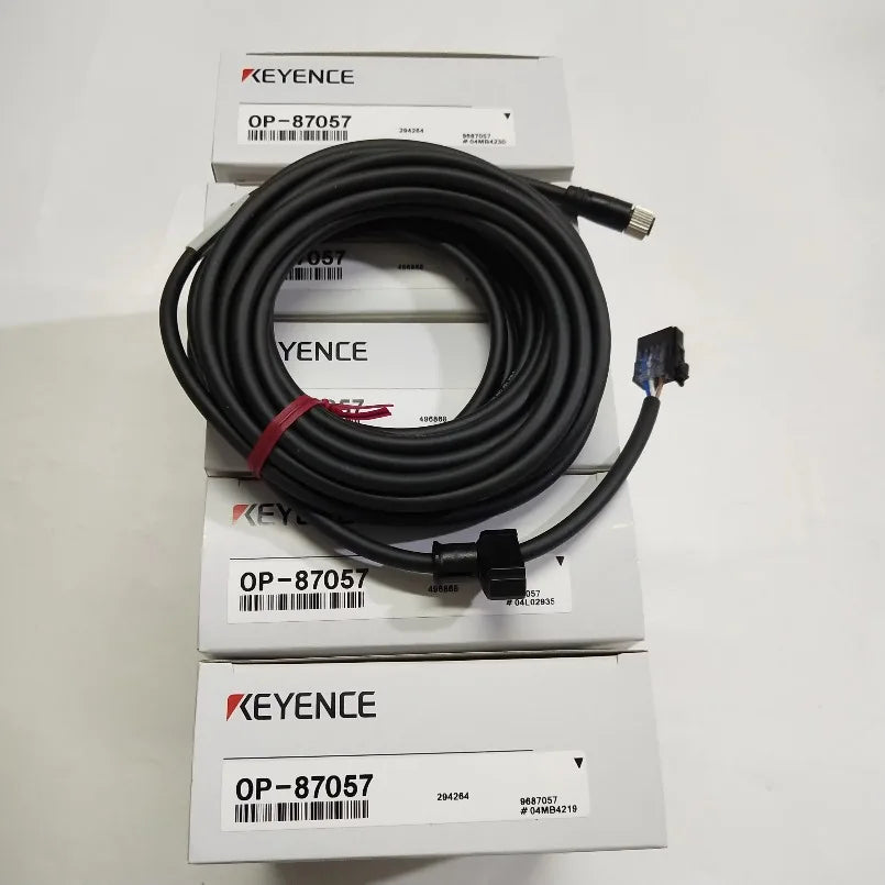 KEYENCE New Brand CMOS Multi-Function Analog Laser Sensor OP-87057 Sensor Head Cable 5m in Stock lexso   ytdi
