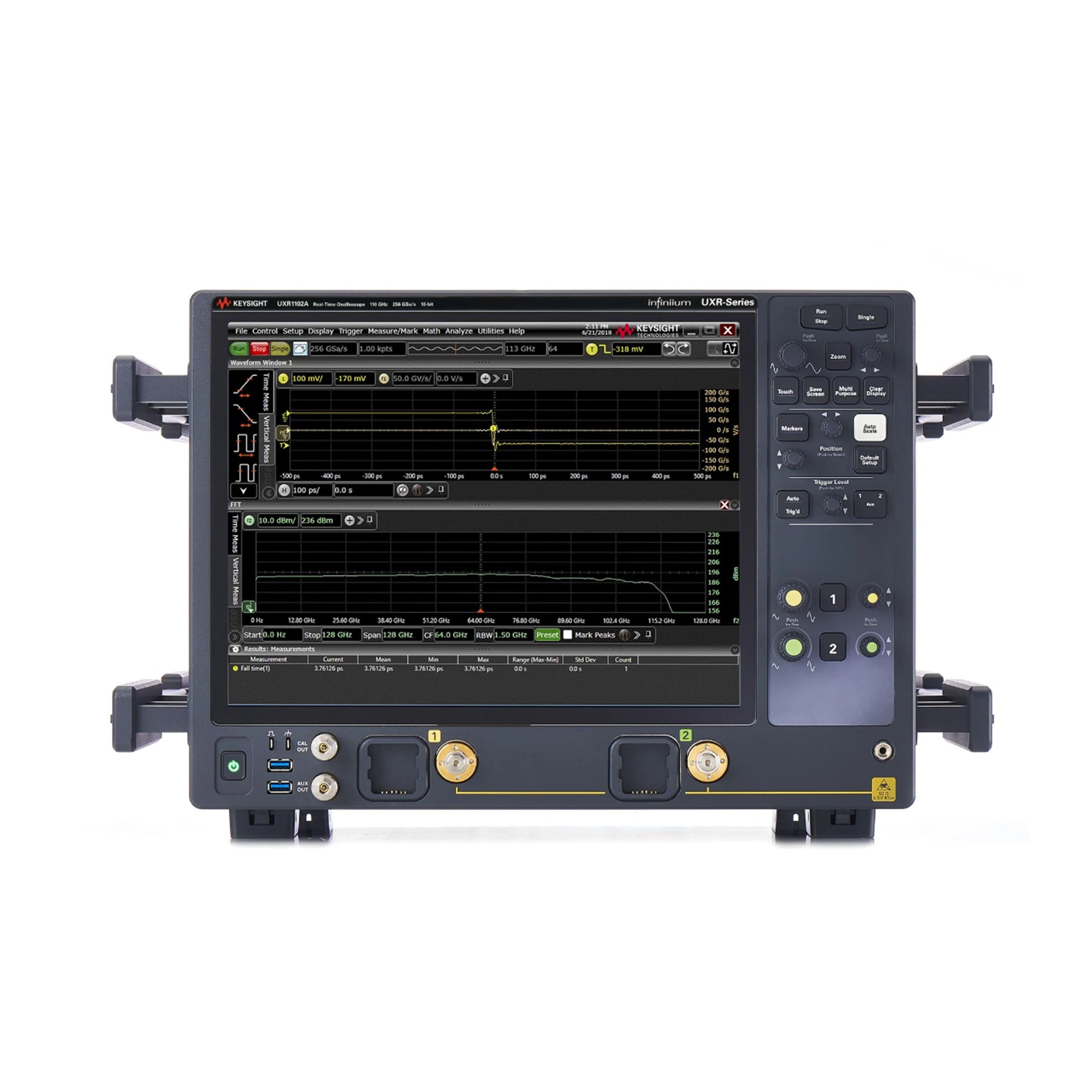 Keysight UXR1102B Infiniium UXR Series Oscilloscope: 110 GHz, 2 Channels