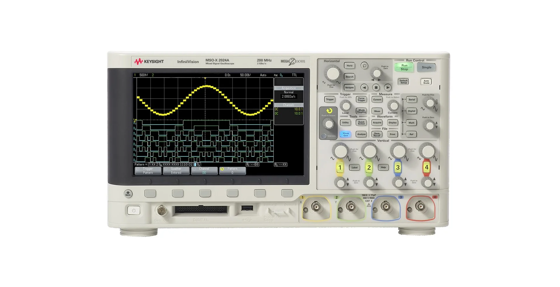 TTLTES Keysight DSOX2014A Digital Oscilloscope 100 MHz 4 Analog Channels