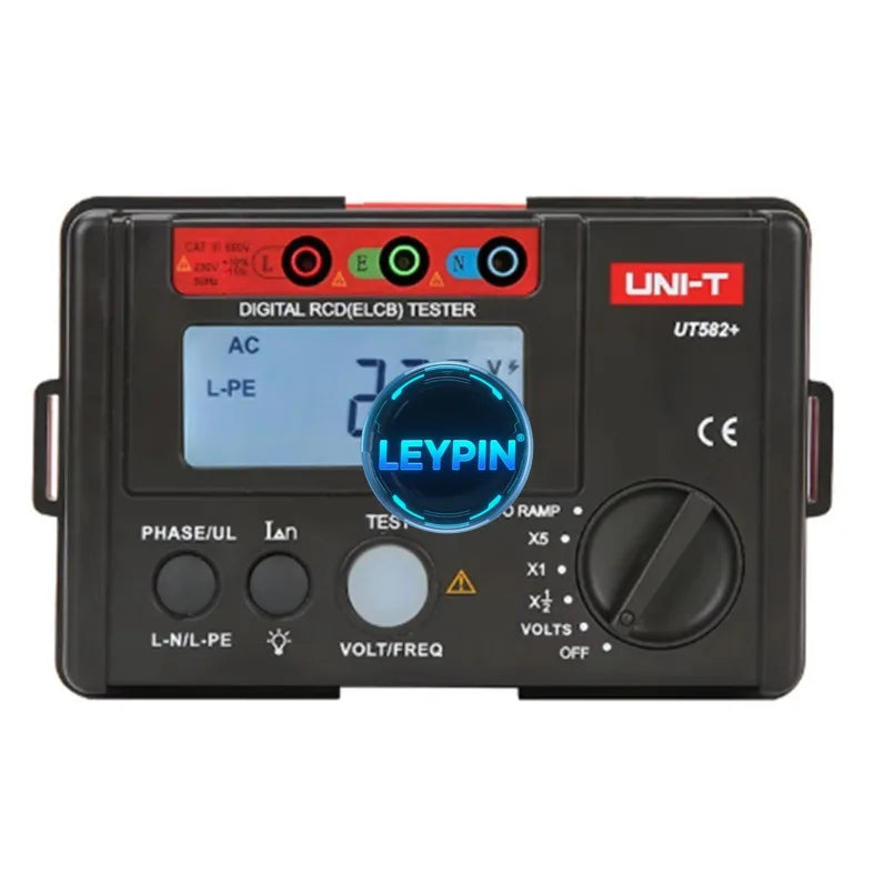 UNI-T UT582+ Digital RCD (ELCB) Tester Circuit Leakage Test AUTO RAMP Voltage 600V      lexso