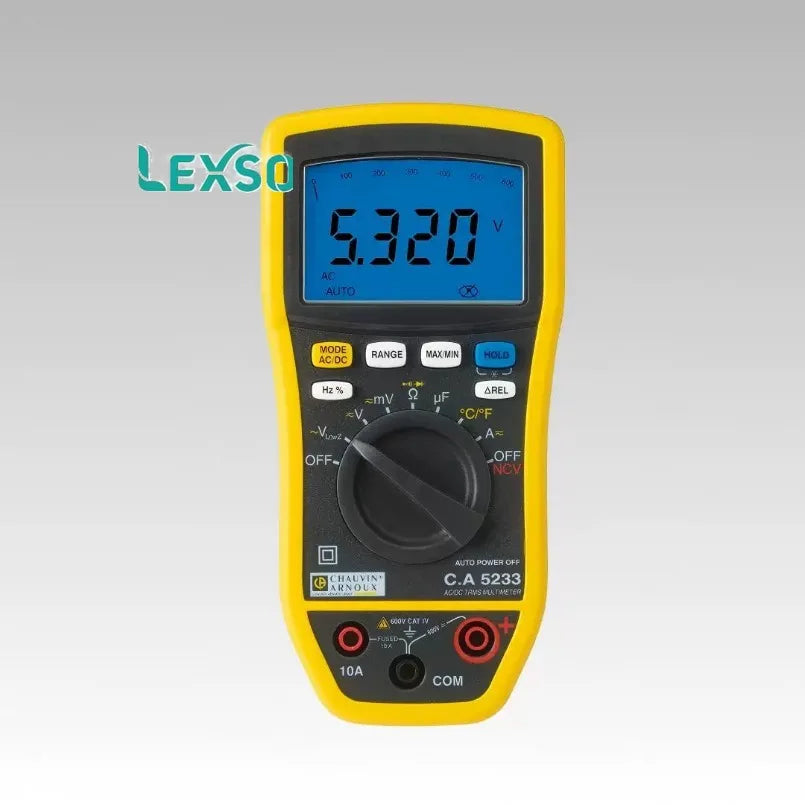Chauvin Arnoux 5233 Digital Multimeter with Fixing Kit 6.000 Pt TRMS   ytdi