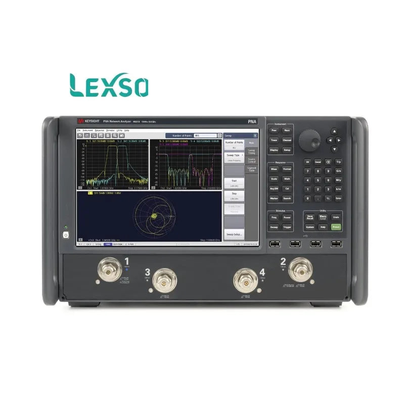 Keysight N5221B PNA Microwave Network Analyzer with 2 Built-in Ports Frequency Range 900 Hz/10 MHz to 13.5 GHz lexso