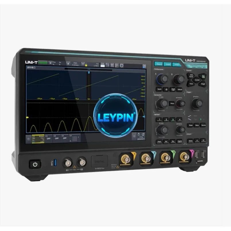 UNI-T MSO3034HD  350MHz, 4+16 Channel, 2.5 GSa/s, 12bit Mixed Signal Oscilloscope with 10.1 Inch Touch Screen Display      lexso