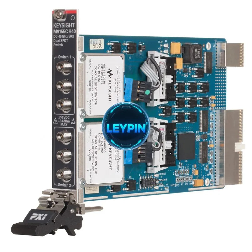 Keysight M9155CH40 PXI Hybrid Coaxial Switch DC to 40 GHz Dual SPDT Unterminated     lexso