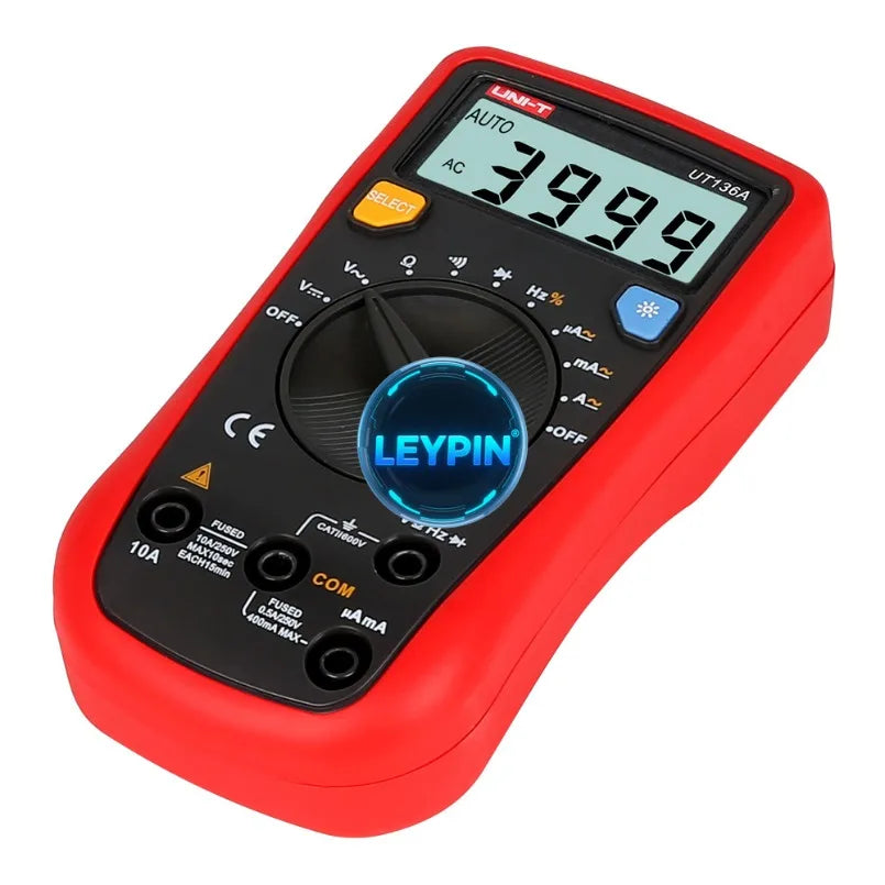 UNI-T UT136A 3999 Count Multimeter Tester Multimeter Mini Digital Multimeter     lexso