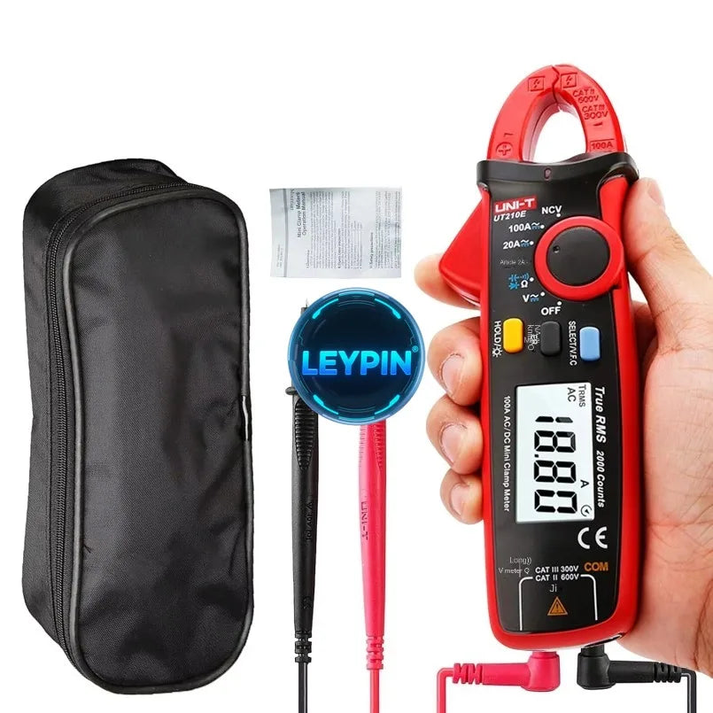 YIRU UNI-T UT210 Series True RMS Digital Clamp Meter AC/DC Voltage Tester with Ohm & Capacitance Measurement    lexso