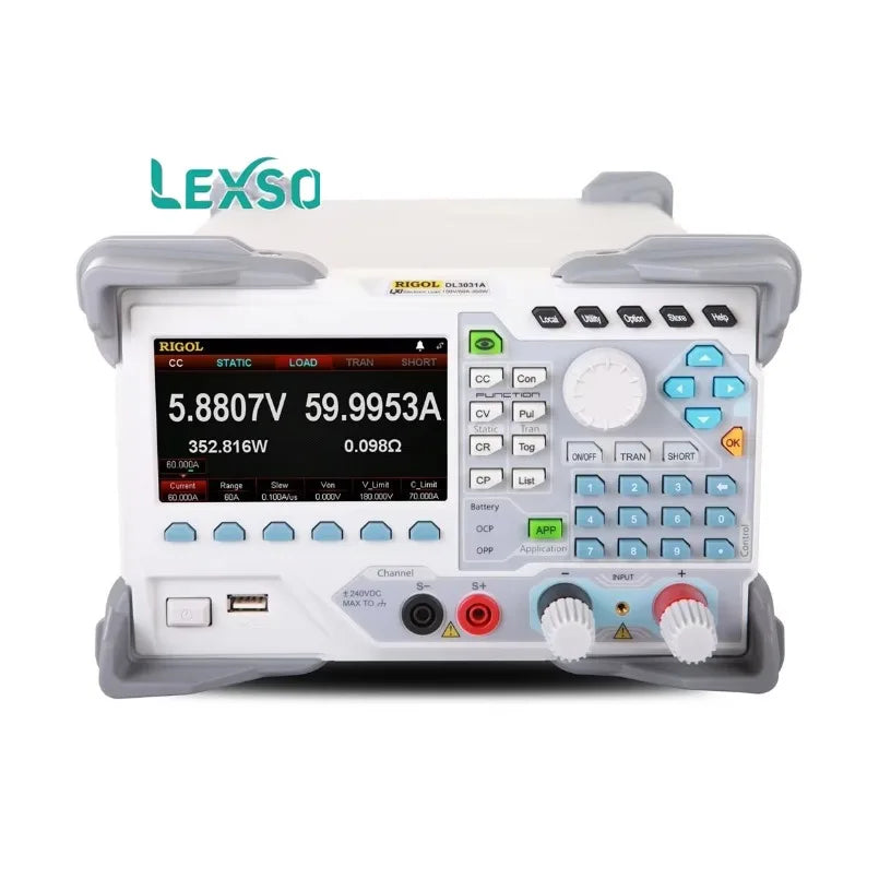 Rigol DL3031A Advanced Programmable DC Electronic Load 350W, 150V/60A, High-Speed Dynamic Testing lexso