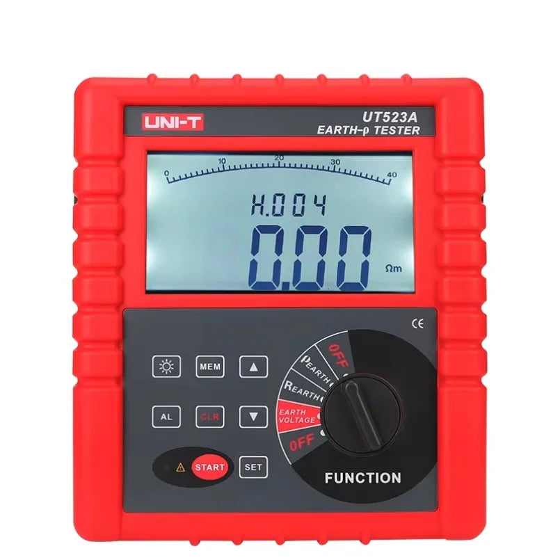 UNI-T UT523A Handheld Resistance Voltage Intelligent Grounding Resistance Tester Multi-Function Test Insulation Resistance Meter lexso